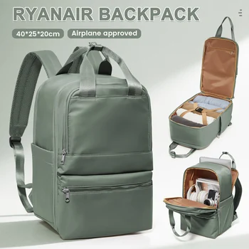 Ryanair Cabin Max 40x20x25 Zaino da viaggio, Zaino da trasporto per aereo Bagaglio a mano, Zaino per pendolari da donna Zaino per laptop da uomo 1