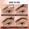 O.TWO.O 3 In 1 Eyebrow Pencil With Eyebrow Trimmer Long Lasting Precise Brow Definer Natural Color Waterproof Eye Brow Pen 5