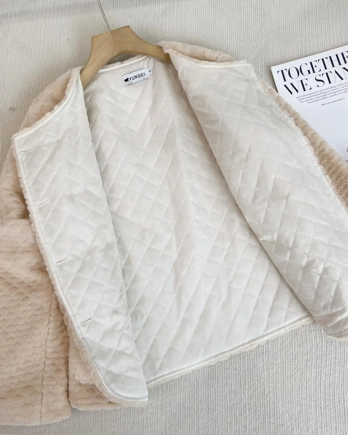 Korean New Coat Women'S Clothing Spring Cardigan Tweed Jacket Coats Loose Stylish 2024 New