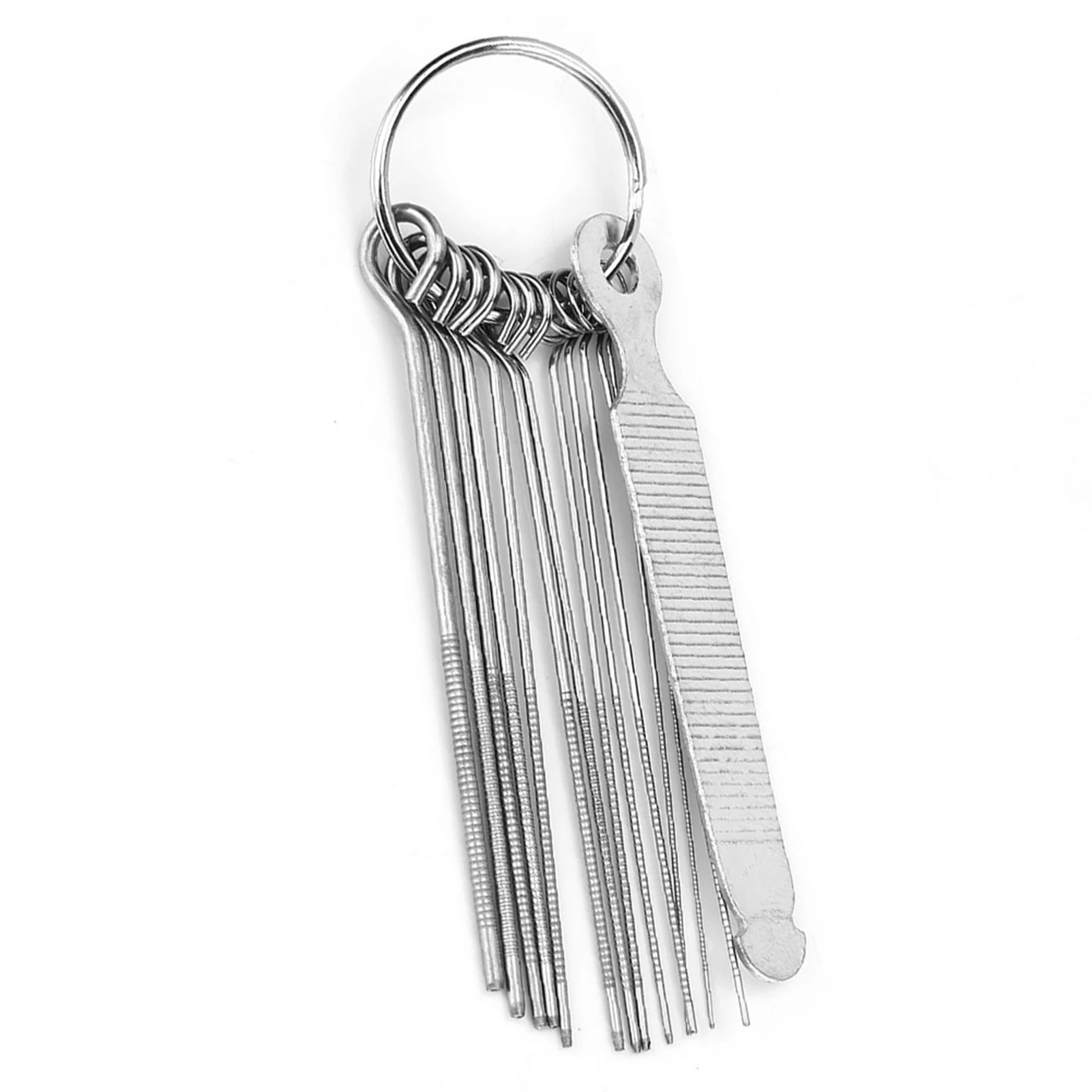 Guitar Accessory Guitar Bridge Files Guitar Tools Guitar Bridge Saddle Nut Files 13Neddles Set Tools Kit Accessory Ukelele