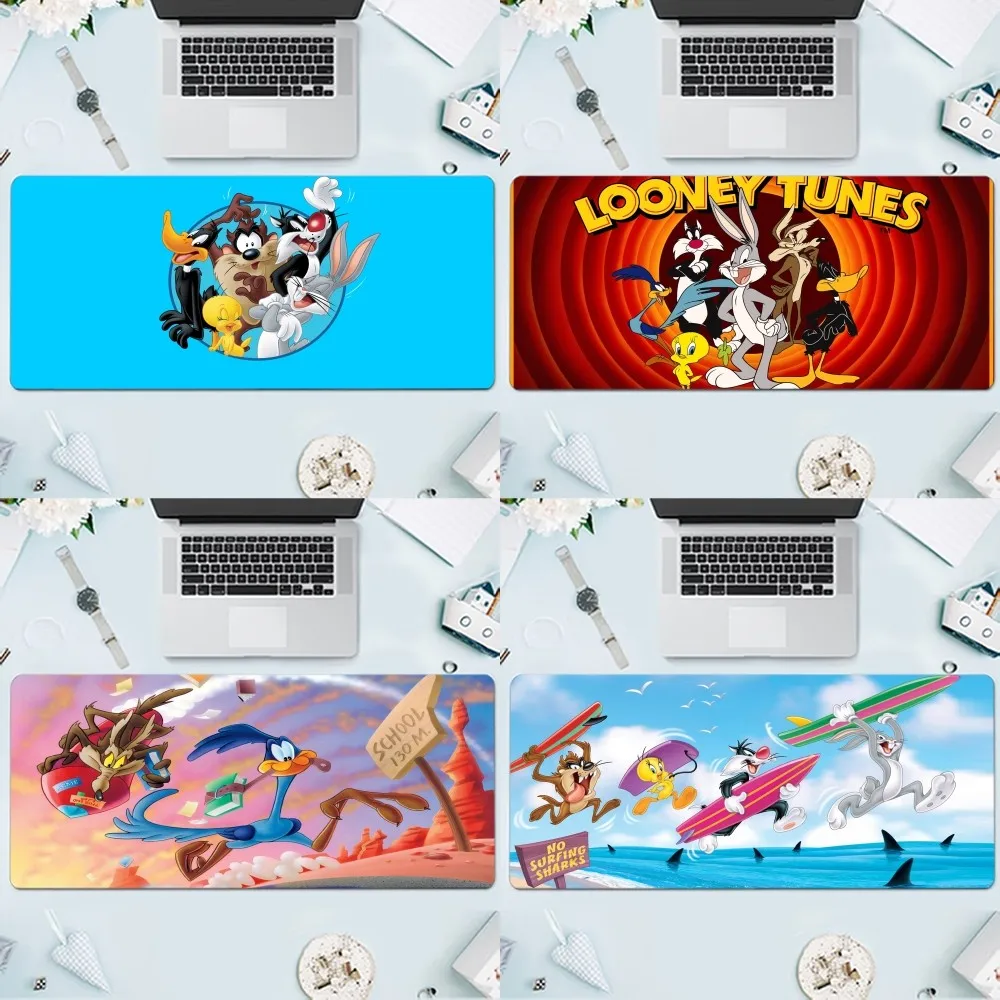 Looney Tunes Mousepad Large Gaming Compute Gamer Pc Keyboard Mouse Mat