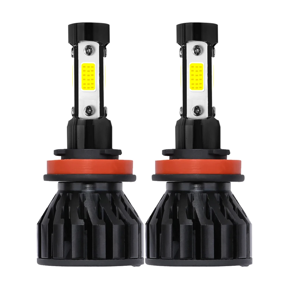 2X 360 Turbo H7 Led H8 H9 H11 H16 Hb4 Hb3 9005 9006 5202 Lamp Headlight Bulbs Car Fog Lights Auto Fog Light 16000Lm Cob 6500K