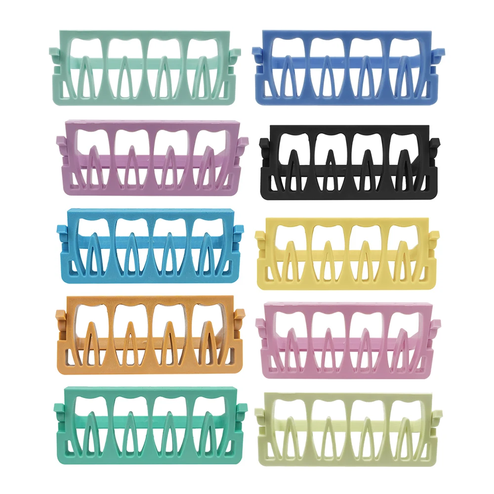 Endo Files Holder 8 Holes Dental Endodontic Files Drill Stand Root Canal File Block Stand Storage Rack Endo Tray Organizer Box Storage Box