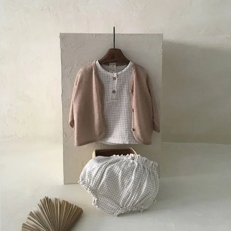 Thin Cotton Cardigan Solid Infant Long Sleeve Sunscreen Jacket Toddler Casual Floral Coat Boy Girl Children Top Clothes B229