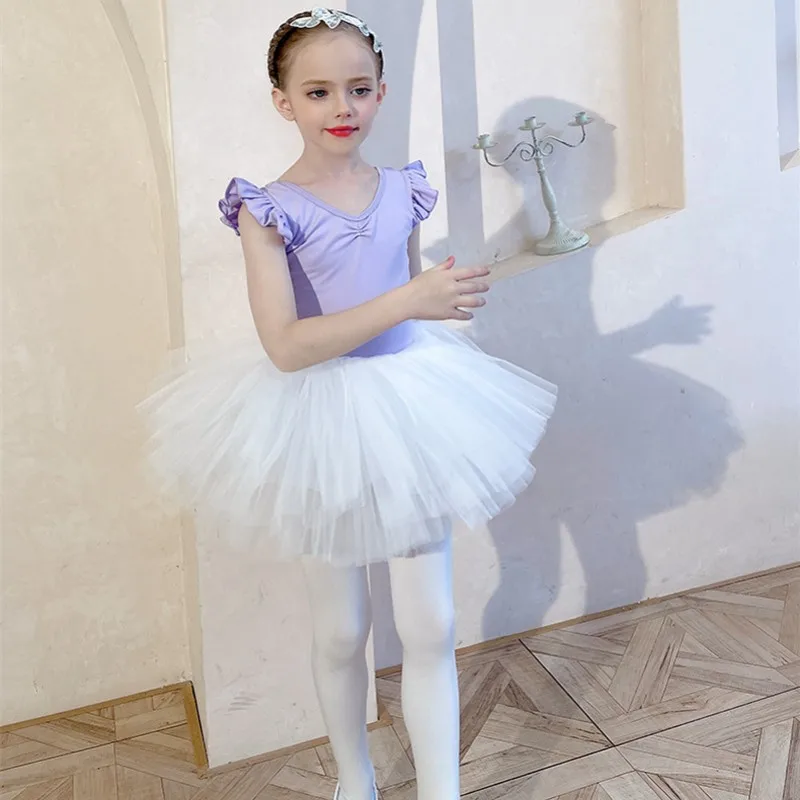 Gonna Tut&ugrave; Arcobaleno Per Bambine - Tulle E Raso, Per Balletto, Feste, Costumi