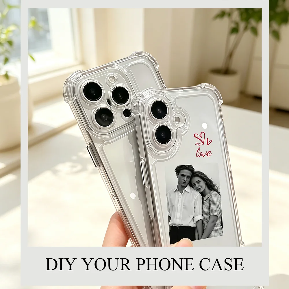 Custom Photo Transparent Anti-Fall Soft Shell Phone Case