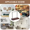 Tabletop Record Holder, Solid Wood Now Playing Vinyl Record Stand Display, Vinyl Holder, Vinyl Stand for Albums Display Rack 5