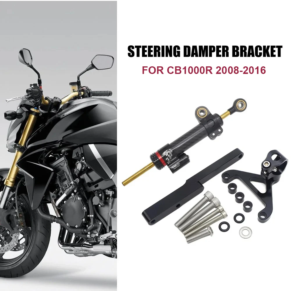 

Motorcycle Steering Damper Mount Bracket Support Kit For Honda CB1000R CB 1000R 1000 R 2008 2009 2010 2011 2012 2013 2014 2015，2