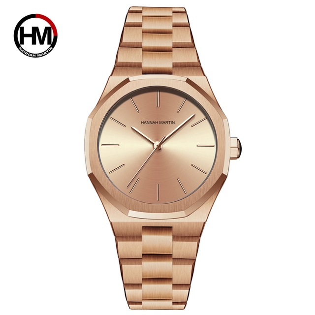 Shipping Watch For Women Luxury Design Fashion Cutting  Japanese Original Movement Stainless Steel Ladies Gift Wrist Watch