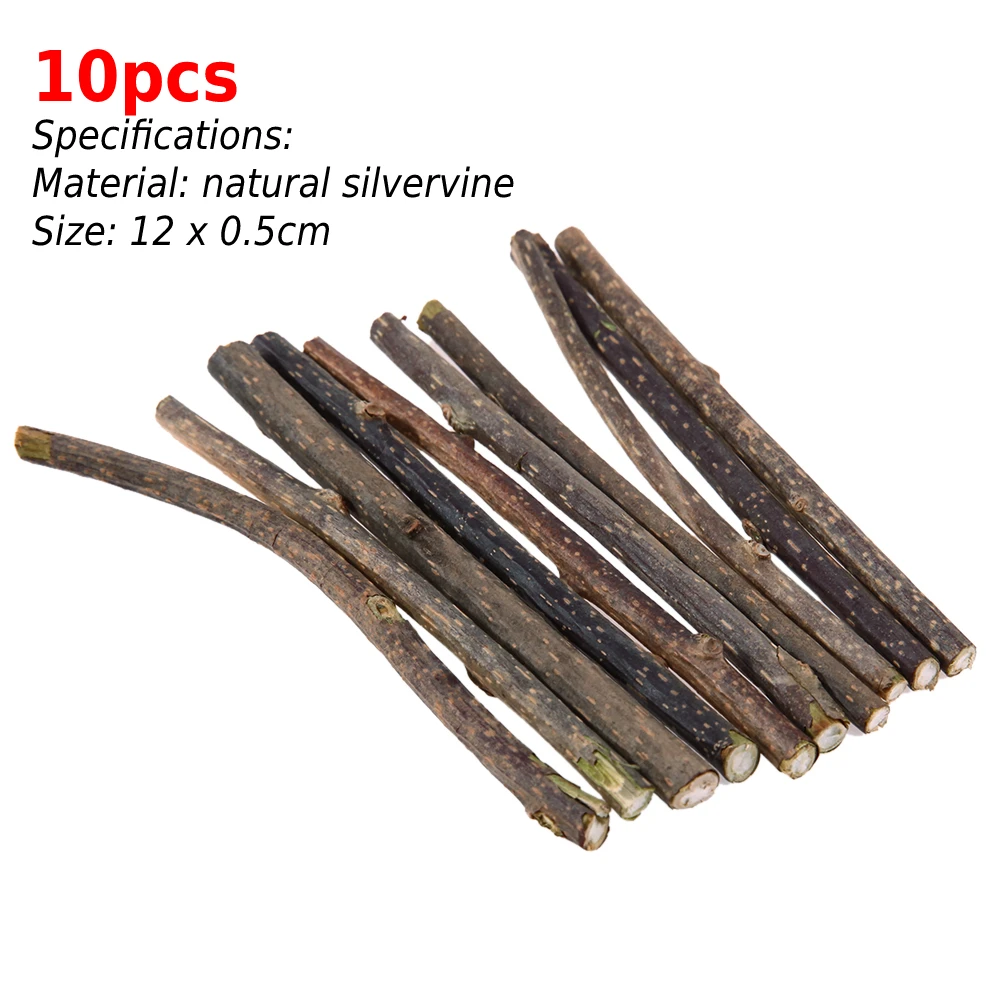 10/15/20 Pcs Cat Teeth Sticks Brushing Pure Natural Catnip Pet Cat Molar Toothpaste Stick Fruit Matatabi Cat Snacks Sticks 