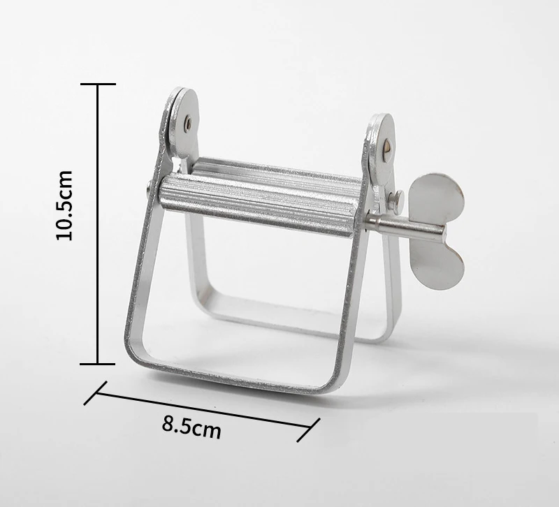 1pcs Tube Squeezer Lazy Toothpaste Dispenser Metal Squeezing Tools Hair Color Dye Cosmetic Paint Squeezer Tube Wringer 2