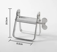 1pcs Tube Squeezer Lazy Toothpaste Dispenser Metal Squeezing Tools Hair Color Dye Cosmetic Paint Squeezer Tube Wringer 2