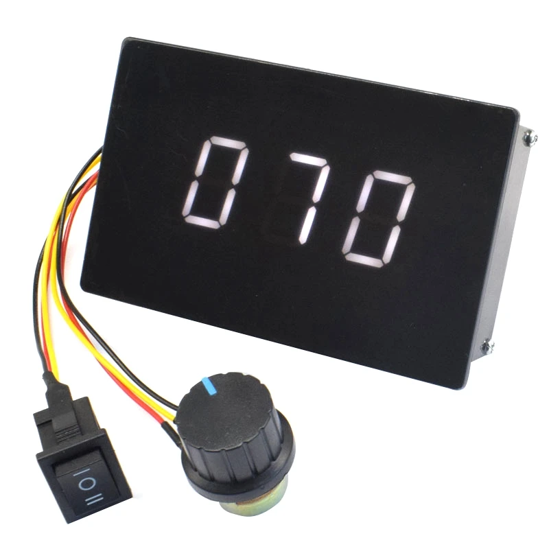 DC 6-60V 12V 24V 36V 48V 20A DC Motor Speed Controller Digital Display Motor Speed Controller
