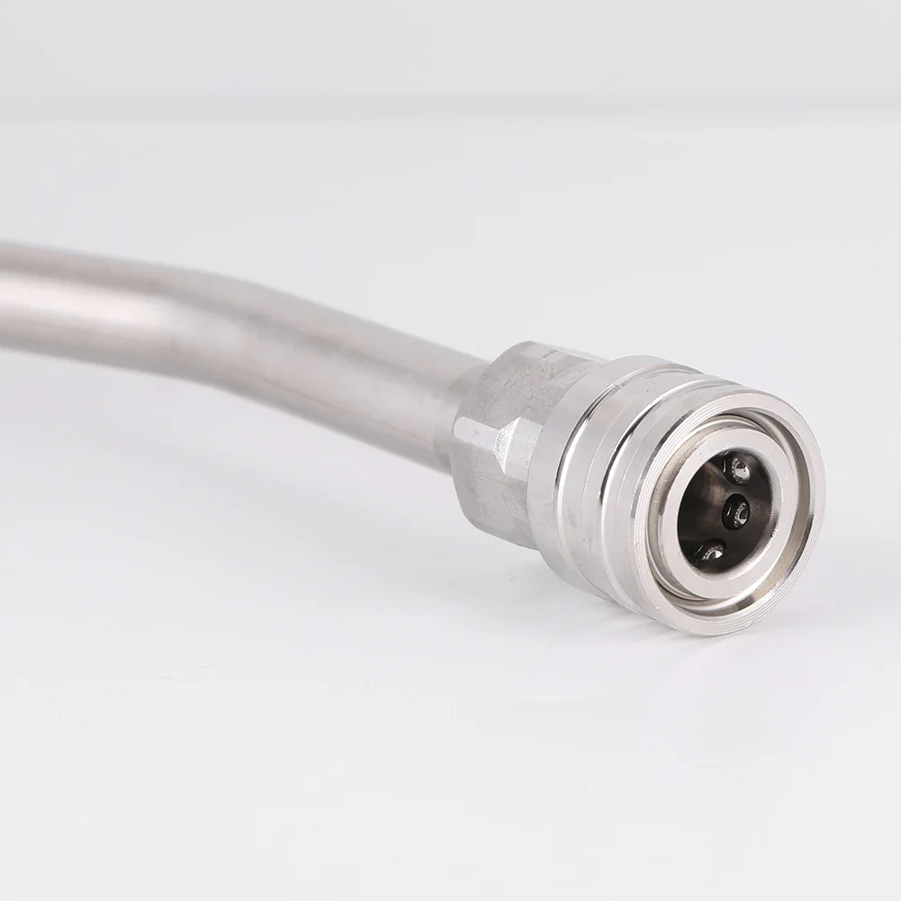 Car Wash Gun Extension Rod Stainless Steel High Pressure Water Gun Extension Rod Curved 1/4 Quick Connector Car Wash Accessories 5