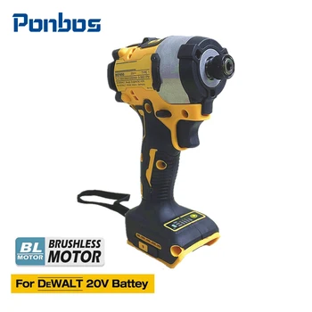 휴대용 브러시리스 전기 드라이버, 무선 임팩트 드릴 수리 육각 렌치 전동 공구, DeWALT 배터리용, 18-20V, 1/4 인치 드라이버