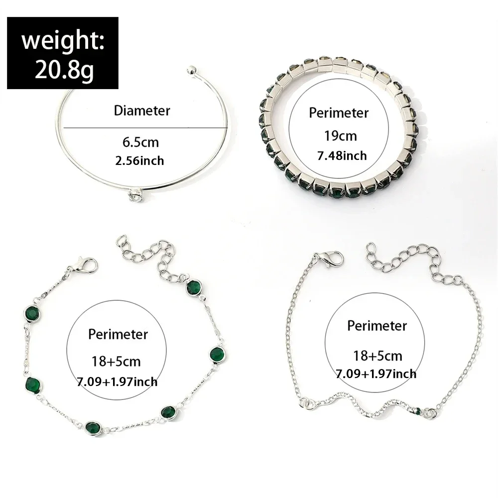 3 Pcs/set Geometric Twisted Lines Irregular Shaped Open Cuff Bracelet and Bangle Set for Women Punk Exaggerated Style Accessor