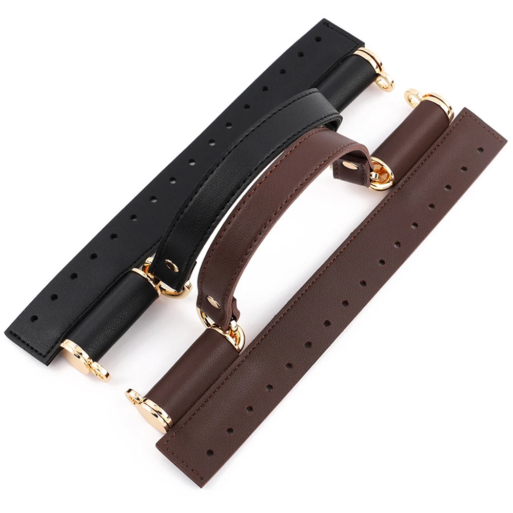 1Set Leather Handbag Woven Bag Handle With Hardware Bag Body Kit Knitted Bag DIY Handmade Bag Part Accessories For Handbags New