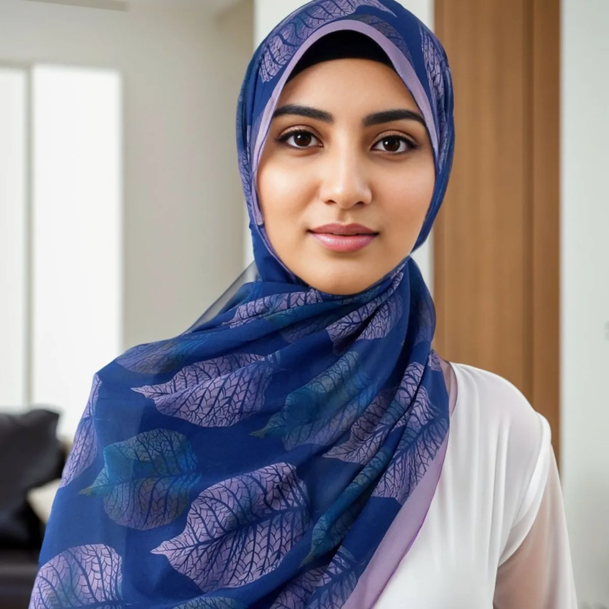 New-Fresh-Floral-Printed-Chiffon-Hijabs-for-Woman-Shawls-Turban-Hijab ...