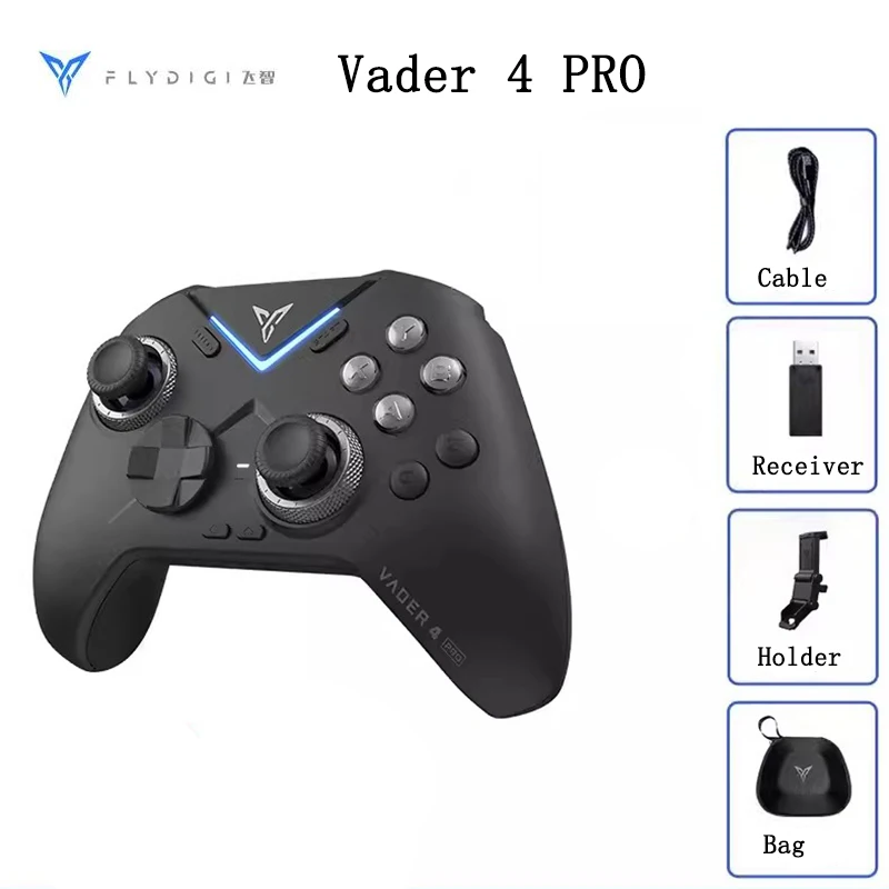 in Stock Flydigi Vader 4 Pro Gaming Controller Wired Wireless BT Innovation Force-switchable Tirgger Support PC/NS/Mobile/TV