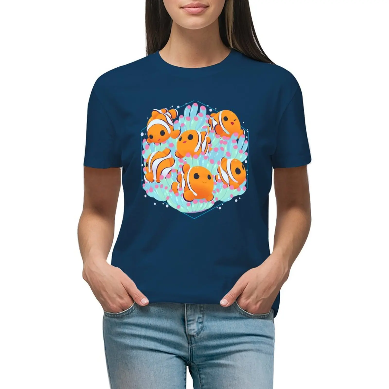 

Clownfish Playground 2 T-shirt tops cute tops t shirts for Women graphic