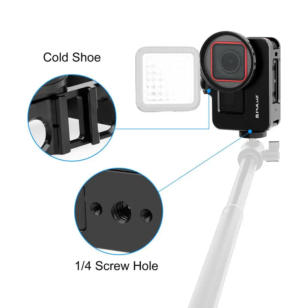 Insta360 Ace Pro / ACE 메탈 래빗 케이지 어댑터 거치대 필터 프레임 커버 액세서리, 렌즈 금속 보호 G0U2