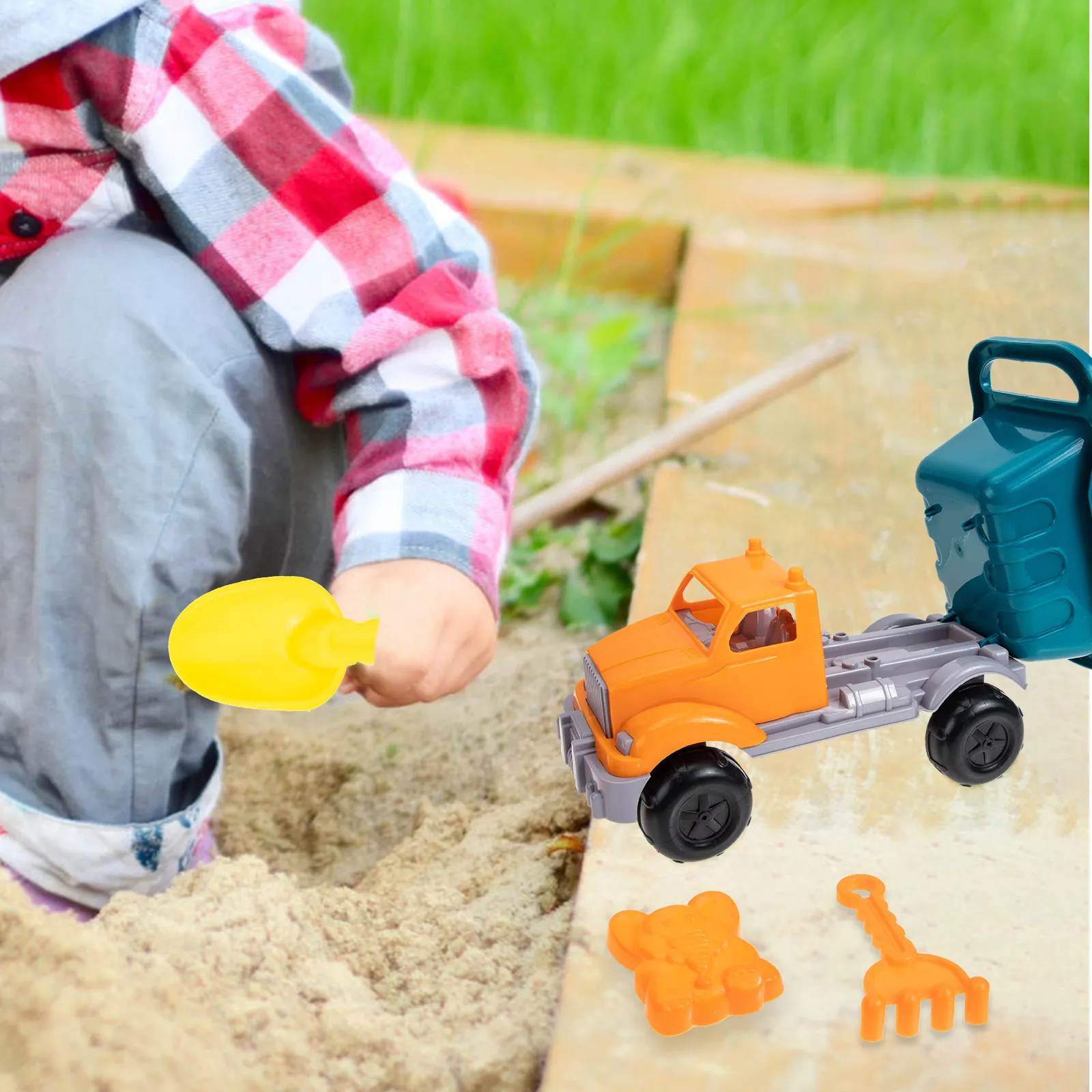 1 세트 어린이 해변 모래 장난감 안전하고 내구성이 뛰어난 경량 창조적 인 여름..