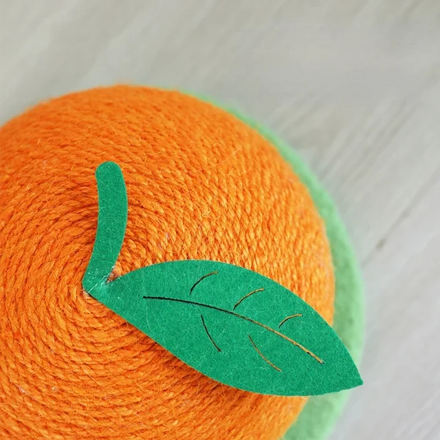 Cat Scratching Ball Toy Pineapple and Orange Cat Climbing Frame Grinding Paws Toys Kitten Scratcher for Pet Furniture Supplies 4