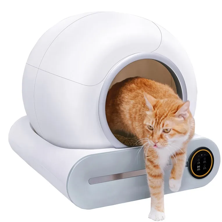 

Large Automatic Cat Toilet Wit App Remote Control Self-cleaning Intelligent Health Monitor Cat Litter Box