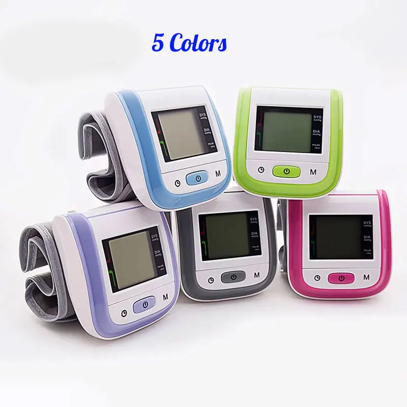 Portable Wrist LED Medical Blood Pressure Monitor JYHealth Portable Wrist LED Medical Blood Pressure Monitor Tonometer Tensiometer Measure Sphygmomanomer Heart Rate Pulse Meter