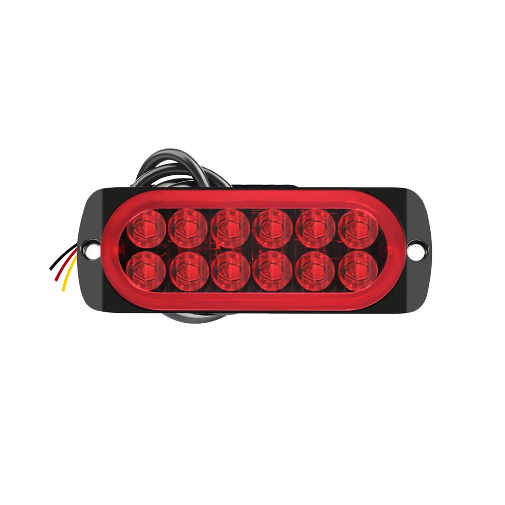 1Pc Additional Brake Light For Motorcycle 12V 24V Car LED Stop Light Rear Third Brake Light