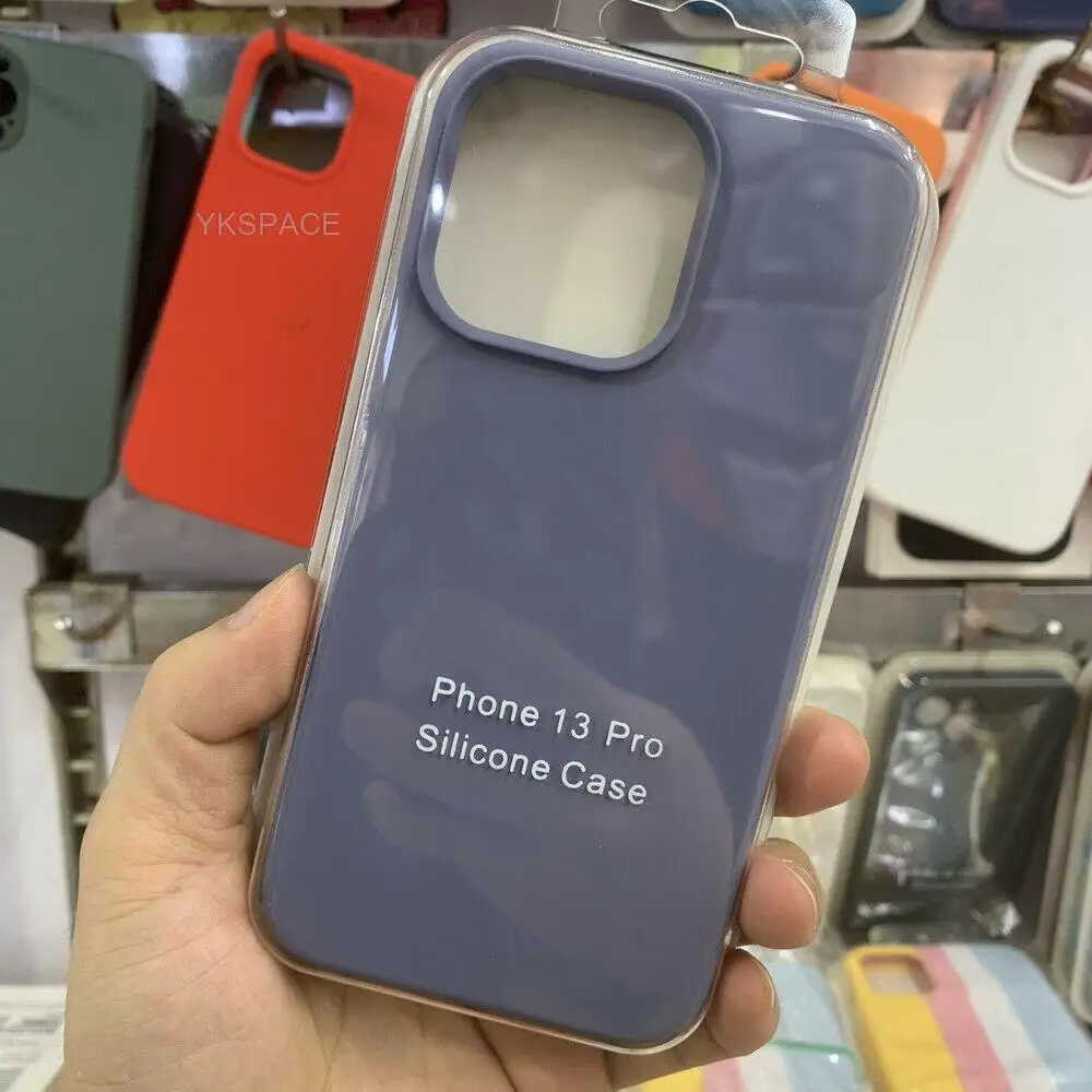 Luxury Candy Color Liquid Silicone Soft Matte Phone Case