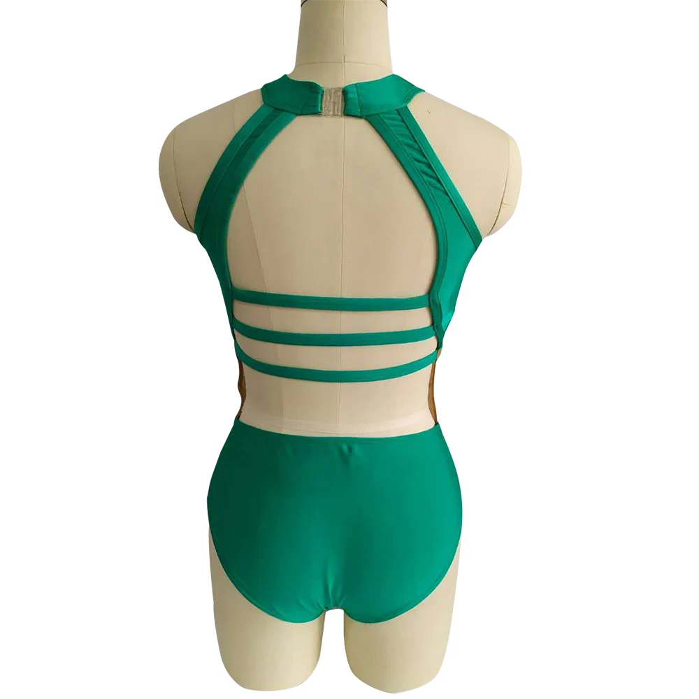 어린이 소녀 소매 도매 나일론 메쉬 모던 댄스 공연복 연습복 맞춤형 댄스 공연 의상