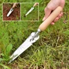 Manual Weed Remover Stainless Steel Spatula Weed Puller Garden Crack Weeder for Outdoor Yard Hoe Gardening Tools 2