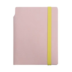 Portable A7 Notebook - 100 Sheets, High - Quality Paper, Soft Lightweight Cover - A7 (Pink)