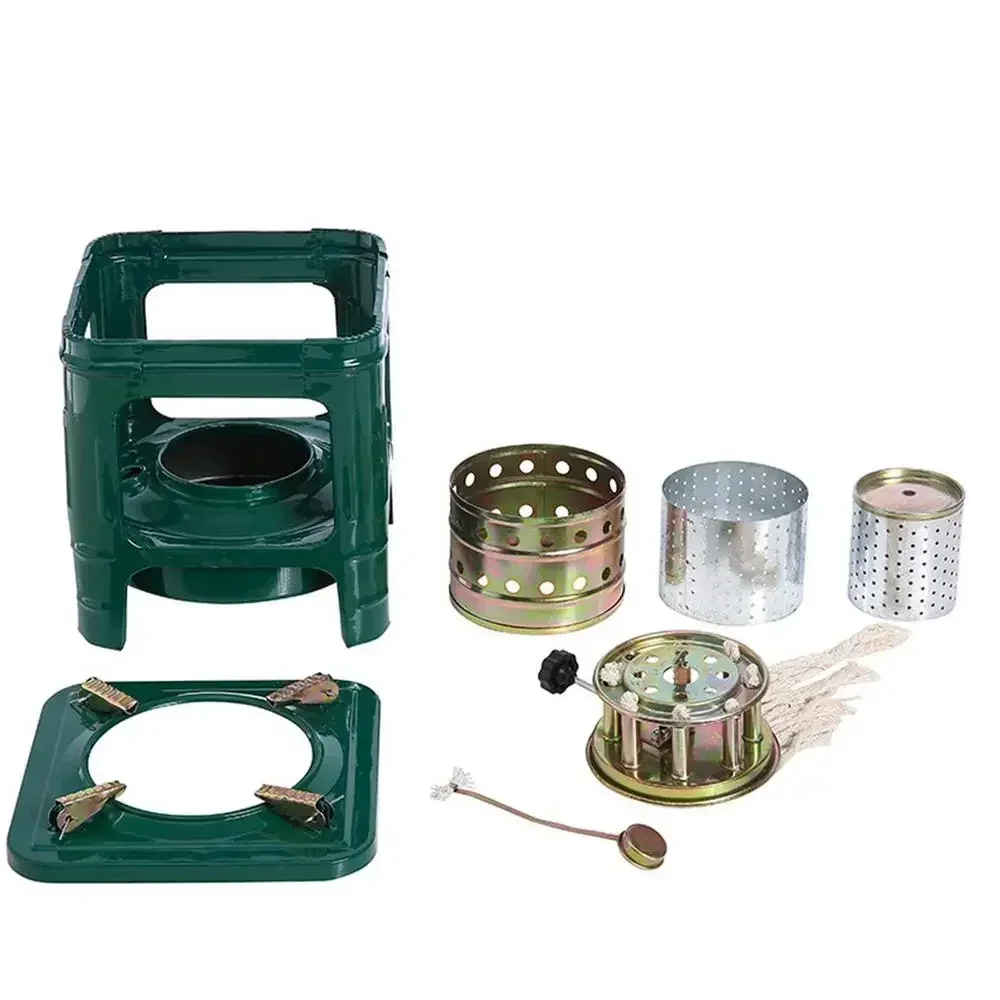 Kerosene Stove Iron Cooking Stove Kerosene Burner Mini Camping Stove Camping Picnic Gear Outdoor Heaters for Cooking Travel BBQ