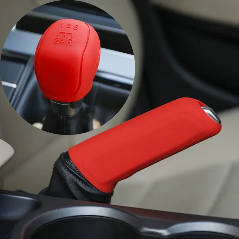 Silicone Non-Slip Gear Shift Knob Protective Cover