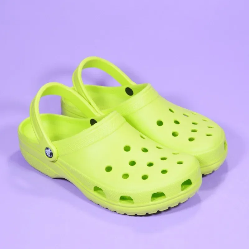 Crocs Slippers New Croc Slippers Waterproof Sandals Summer Outdoor Beach Casual Sandals Non slip Breathable Slippers