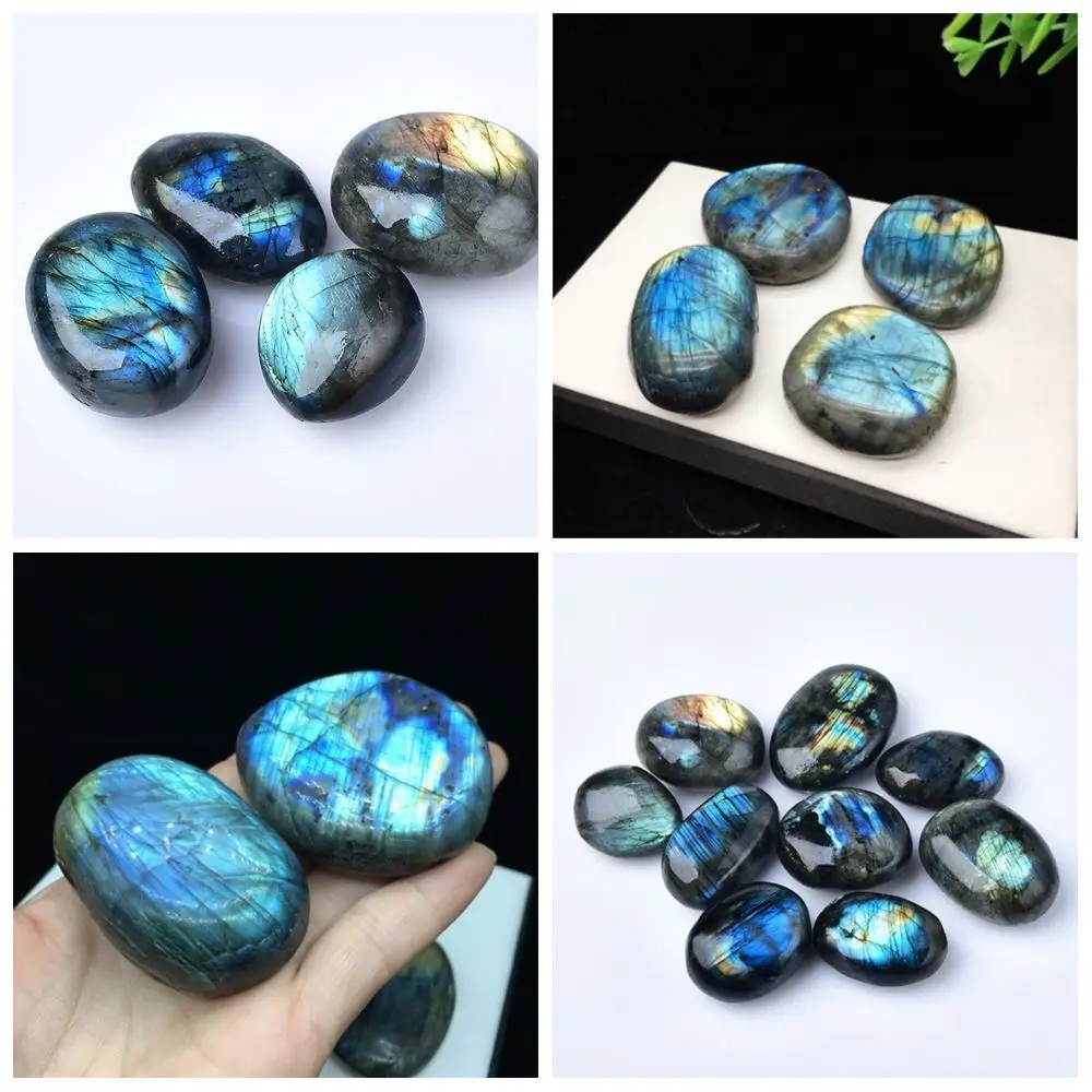 Decorazioni Per La Casa Labradorite Palm Stone New Healing Ore Lucky Stones Labradorite Naturale Pietra Di Luna Energy Stones Fisk Tank