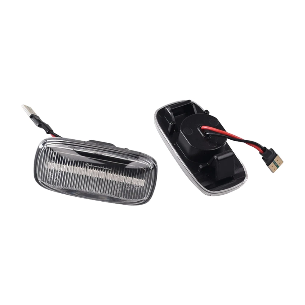닛산 스카이라인 R34 알메라 N15 N16 펄사 맥시마 QX 써니 G10 프리메라 P11 P12 용 LED 사이드 마커 라이트, 방향 지시등, 2 개