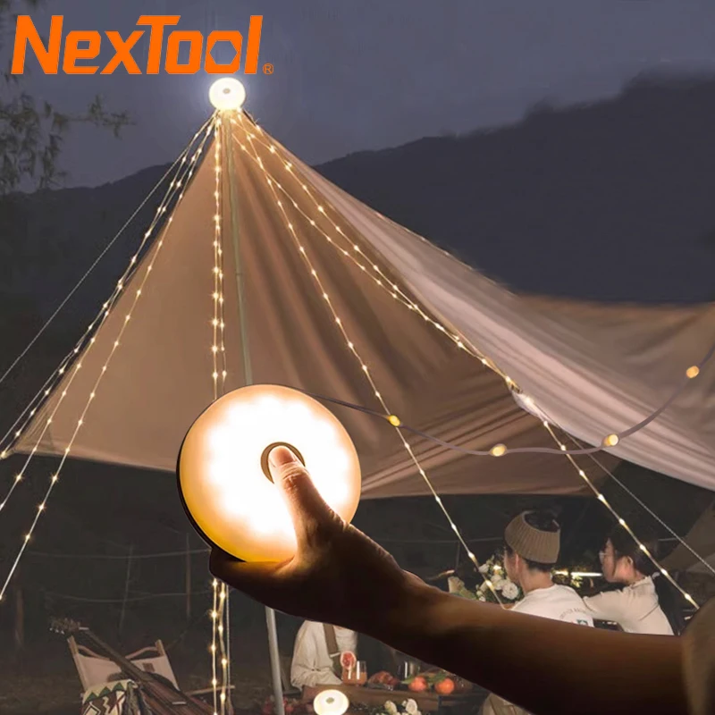 10M Camping Lights String 1800mAh Atmosphere Light Decor ABS USB  Rechargeable 5 Modes IPX4 Waterproof for Patio Weddings Parties - AliExpress