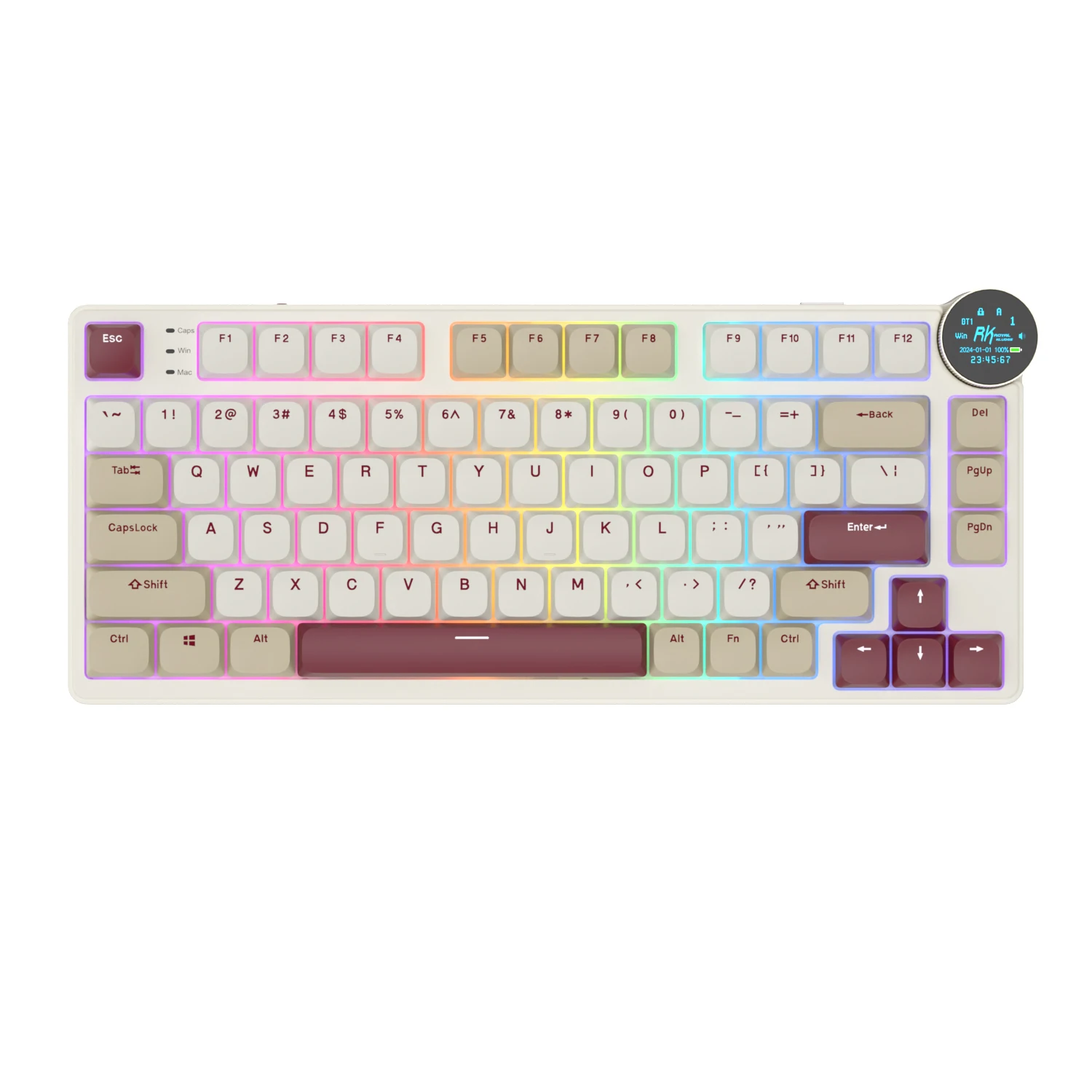 RK  KLUDGE N80（茶軸・訳あり・オマケ付） Amazon.com: RK ROYAL KLUDGE N80 Low Profile Mechanical