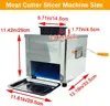 Meat Cutter Slicer Machine 7Mm Electric Meat Slicing Shredding Cutting Machine 850W Meat Cutter Slicer With Stainless Steel 2