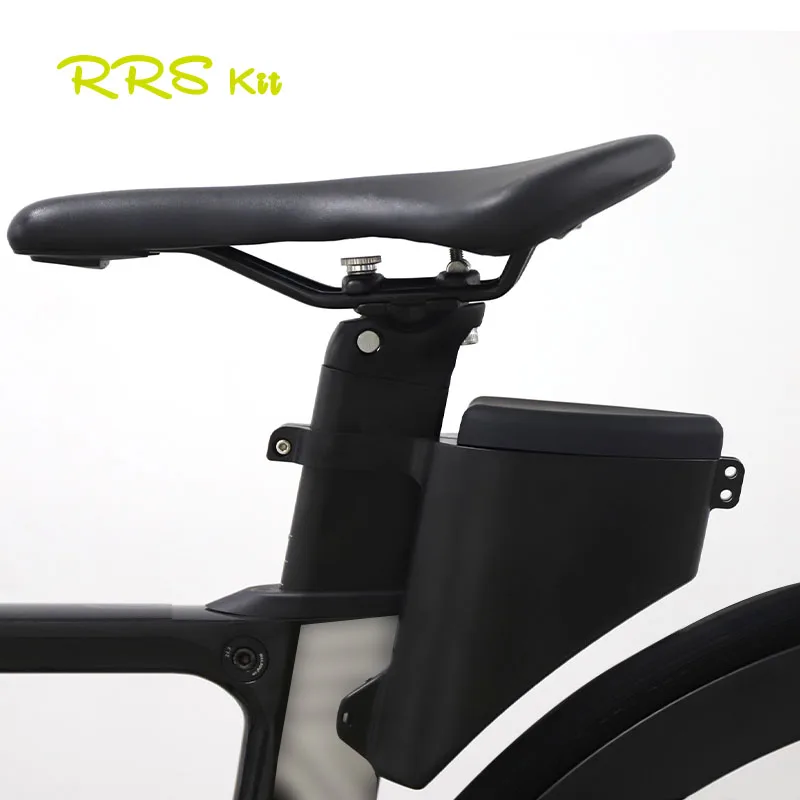 Rrskit Road Bicycle Seat Tube Storage Tail Bag Hard Shell Waterproof Shock-absorbing Droplet Type Bicycle Saddle Bag