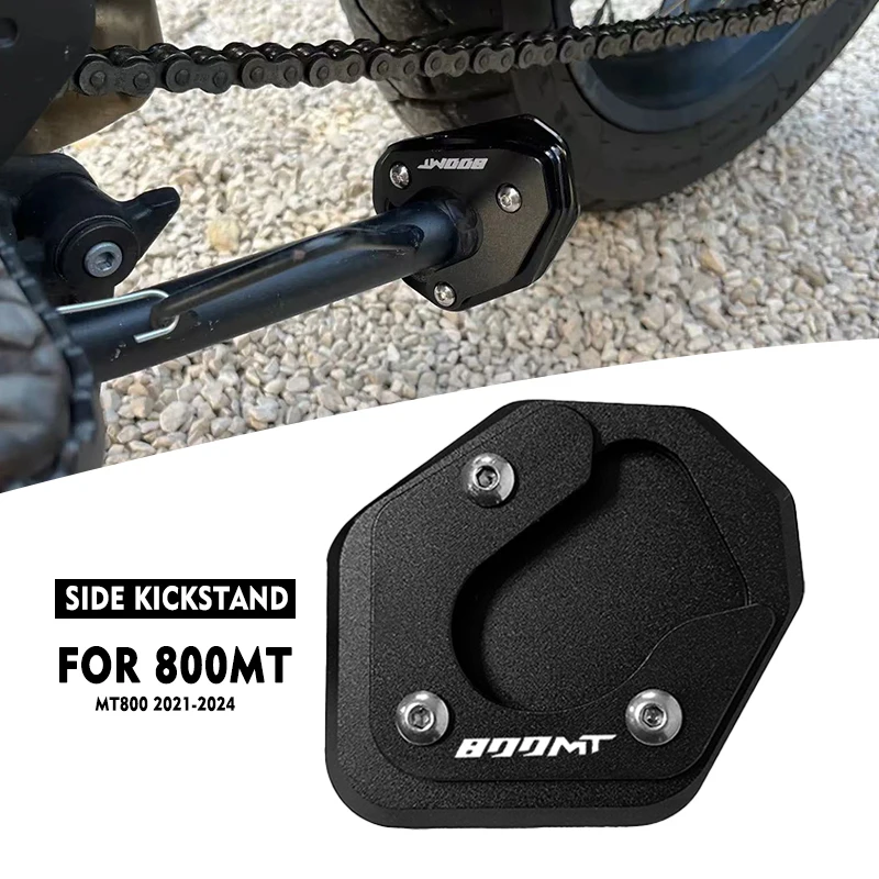 Motorcycle Kickstand Extension Pad 800 MT CNC Side Stand Pad Plate Fit For CFMOTO 800MT