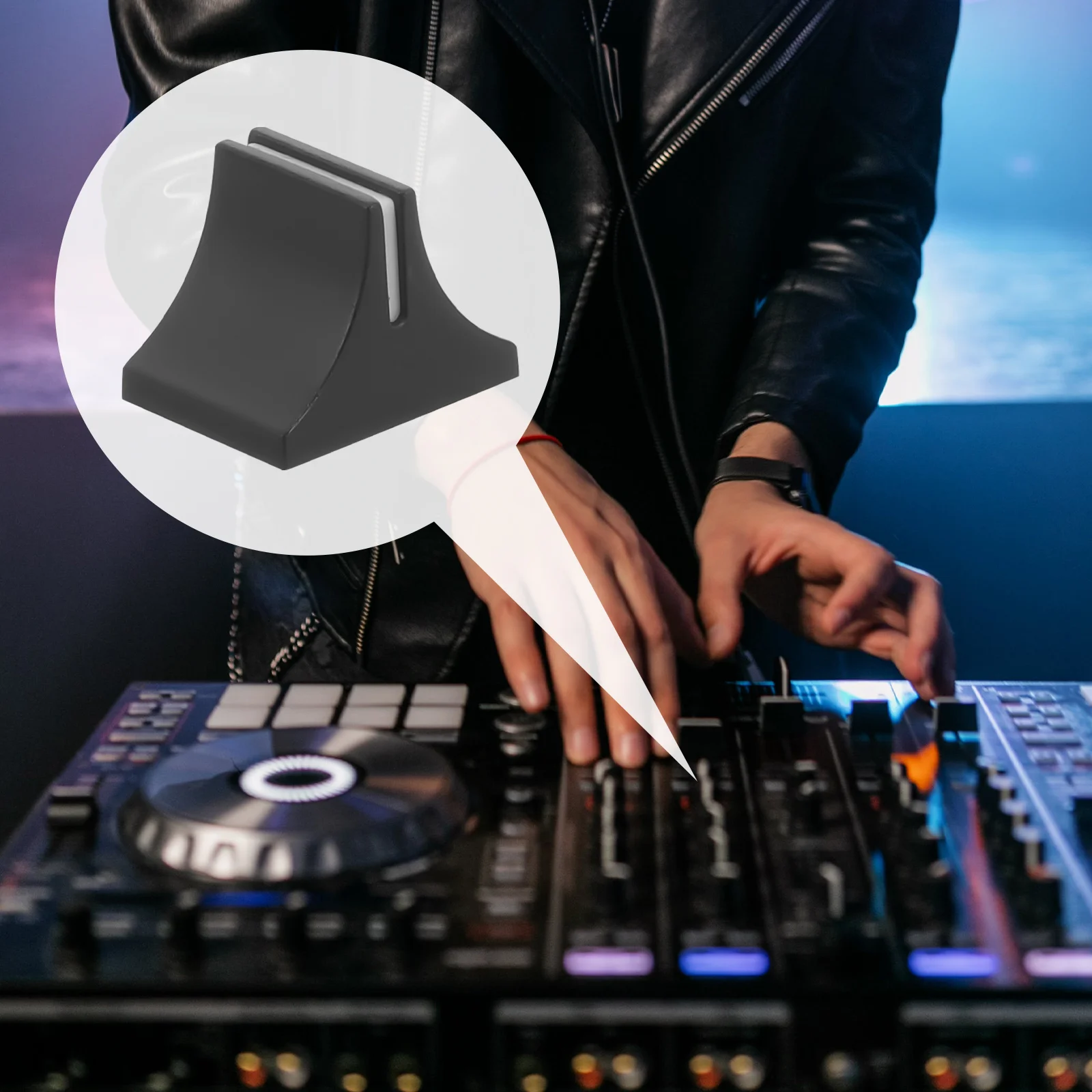 20 Pcs Mixer Push-pull Cap Slider Part Dj Fader Knobs Replacement Audio Caps Buttons pot mixer fader