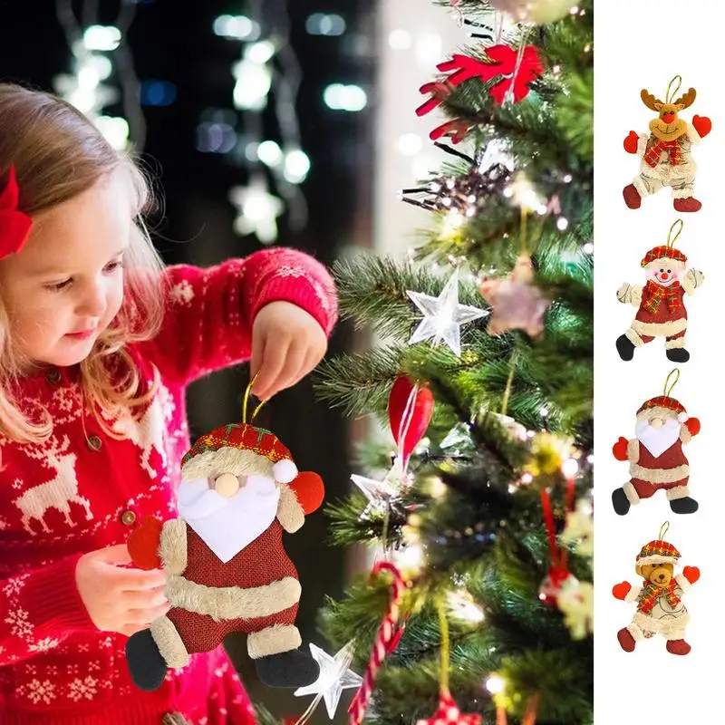 

Рождественская елка, плюшевые украшения, украшения для рождественской елки, внутреннее украшение для дома, Рождественская елка