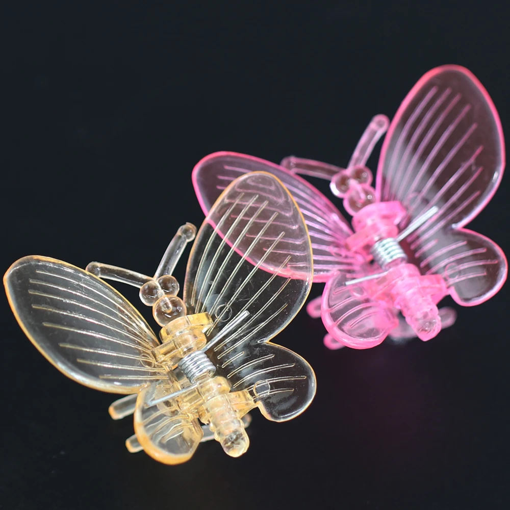 Orchid Clips Butterfly Clamps 10-800PCS plastic plant clips,plastic plant supports,plant clips,plant climbing support,plant stem support,plant support connector,plant support stick