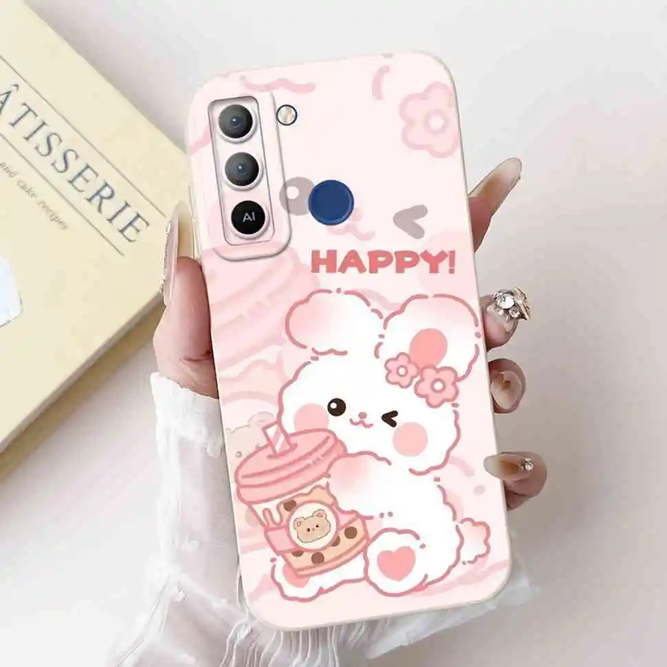 Tecno Pop 5 LTE Shockproof Painted Silicone Phone Case