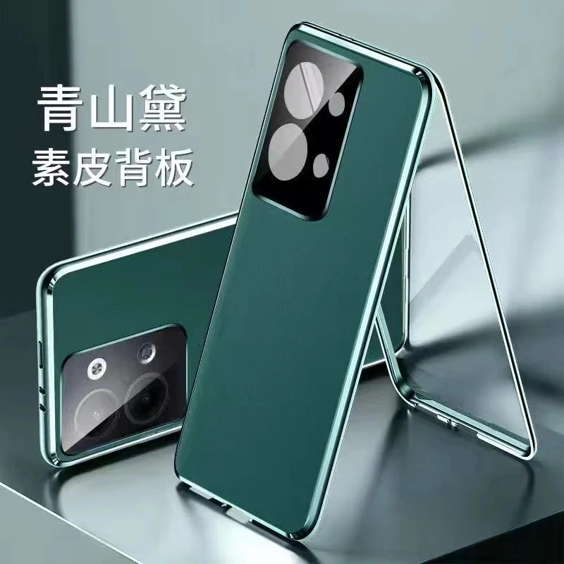 

Кожаный чехол для OnePlus Nord 3 чехол 360 Полное закаленное стекло для One Plus Nord3 ACE 2V двухсторонний защитный бампер Funda