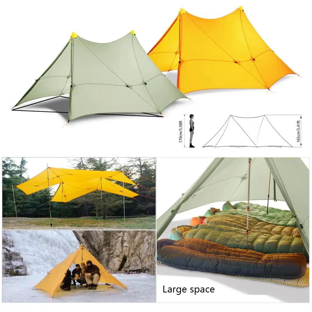 Ultralight870gCampingTent6Persons4SeasonsBackpackingTent
